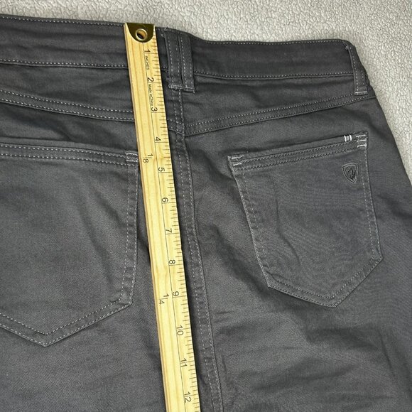 Kuhl Skirt Womens 10 Gray Kontour Stretch Cotton Blend Utility Pockets Outdoor - Picture 13 of 14